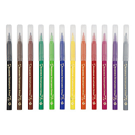 Фломастеры Мульти-Пульти "Волшебник Изумрудного Города", 12цв., смываемые, картон, европодвес