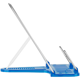 Подставка для книг СТАММ "Премиум", неоновая синяя