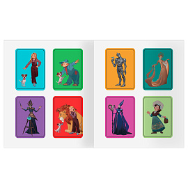 Раскраска с наклейками А4, 8стр., ТРИ СОВЫ "Волшебник Изумрудного города