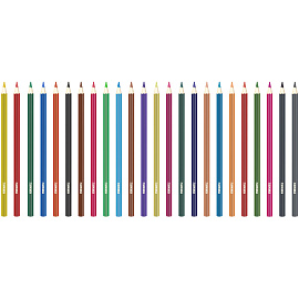 Карандаши цветные Гамма, 24цв., шестигранные, заточен., картон. упаковка, европодвес