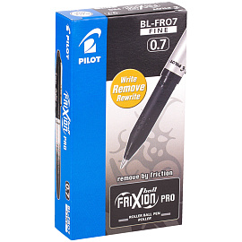 Ручка гелевая со стираемыми чернилами Pilot Frixion Pro черная (толщина линии 0,35 мм)
