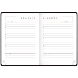 Ежедневник недатированный, А6, 136л., кожзам, OfficeSpace "Winner", коричневый