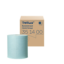 Бумага протирочная в рулоне Tellus (Торк/Tork) 351400 888 листов 26.9x40.5 см бирюзовая 1-слойная