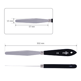 Мастихин для очистки палитры Гамма "Студия", №24 фото Мастихин для очистки палитры Гамма "Студия", №24