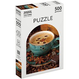 Пазл 500 эл. ТРИ СОВЫ "Кофейный натюрморт фото Пазл 500 эл. ТРИ СОВЫ "Кофейный натюрморт