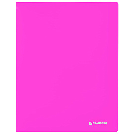 Папка 20 вкладышей BRAUBERG "Neon", 16 мм, неоновая розовая, 700 мкм, 227450 фото Папка 20 вкладышей BRAUBERG "Neon", 16 мм, неоновая розовая, 700 мкм, 227450