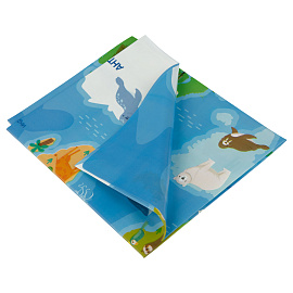 Клеенка для уроков труда Мульти-Пульти "Карта мира", 50*70см, ПВХ