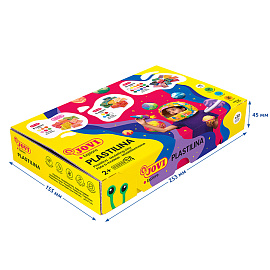 Пластилин JOVI, брусок 50г, растительный, ассорти 15цв. Цена за 1 брусок фото Пластилин JOVI, брусок 50г, растительный, ассорти 15цв. Цена за 1 брусок