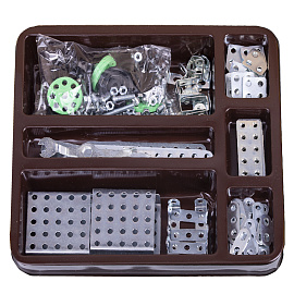 Конструктор металлический ЮНЛАНДИЯ "Для уроков труда №1", развивающий, 206 элементов, 104679 фото Конструктор металлический ЮНЛАНДИЯ "Для уроков труда №1", развивающий, 206 элементов, 104679