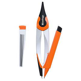 Готовальня Berlingo "Optimum +", 2 предмета, циркуль 135мм, пластиковый футляр фото Готовальня Berlingo "Optimum +", 2 предмета, циркуль 135мм, пластиковый футляр