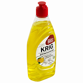 Средство для мытья посуды 450 г, BLITZ "Лимон", флип-топ, 1000022 фото Средство для мытья посуды 450 г, BLITZ "Лимон", флип-топ, 1000022