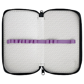 Пенал 3 отделения, 190*110 ArtSpace "Kawaii girl", ламинированный картон