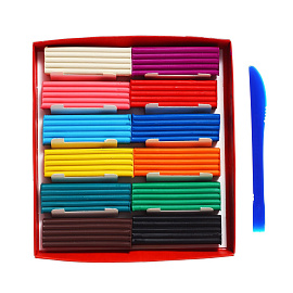 Пластилин классический Гамма Мультики 12 цветов 240 грамм