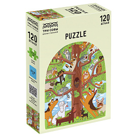 Пазл с заданием 120 эл. ТРИ СОВЫ "Охота на котов