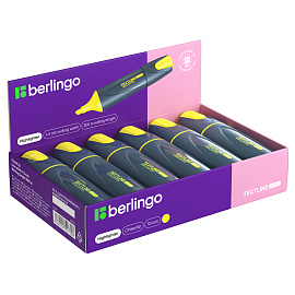 Текстовыделитель Berlingo "Textline HL300" желтый, 1-5мм фото Текстовыделитель Berlingo "Textline HL300" желтый, 1-5мм