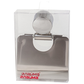Держатель для бытовой туалетной бумаги LAIMA, нержавеющая сталь, зеркальный, 601620 фото Держатель для бытовой туалетной бумаги LAIMA, нержавеющая сталь, зеркальный, 601620