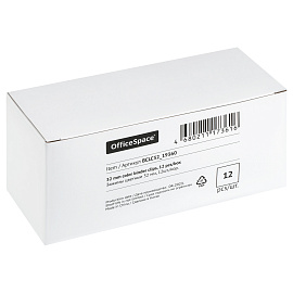 Зажимы для бумаг 32мм, OfficeSpace, 12шт., цветные, картонная коробка