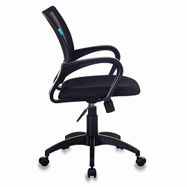 Кресло CH-695N/BLACK, с подлокотниками, сетка, черное фото Кресло CH-695N/BLACK, с подлокотниками, сетка, черное