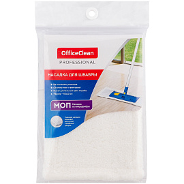 Насадка МОП для швабры OfficeClean Professional с карманами, 40*10см, микрофибра фото Насадка МОП для швабры OfficeClean Professional с карманами, 40*10см, микрофибра
