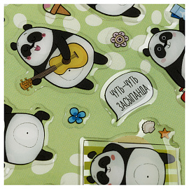 Наклейки гелевые Мульти-Пульти "Панда", 22*10см, пакет европодвес фото Наклейки гелевые Мульти-Пульти "Панда", 22*10см, пакет европодвес