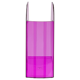 Лоток для бумаг вертикальный СТАММ "Фаворит", тонированный фиолетовый, ширина 90мм