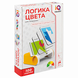 Настольная логическая игра IQ ТРЕНИНГ "Логика цвета", 1TOY, Т25560 фото Настольная логическая игра IQ ТРЕНИНГ "Логика цвета", 1TOY, Т25560