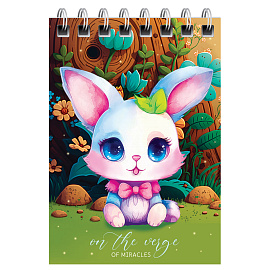 Блокнот А7 40л. на гребне BG "Милые животные фото Блокнот А7 40л. на гребне BG "Милые животные