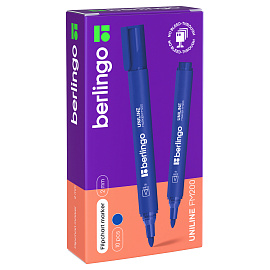 Маркер для флипчартов Berlingo "Uniline FM200" синий, пулевидный, 2мм