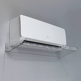 Экран для кондиционера настенного 100х850х315 мм, ПЭТ, прозрачный 2 мм, 10000022