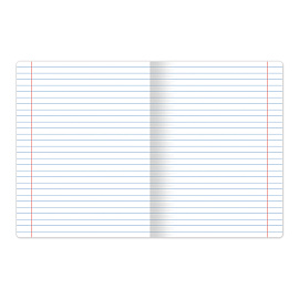 Тетрадь 12 л. ЮНЛАНДИЯ КЛАССИЧЕСКАЯ, линия, обложка картон, ЗЕЛЕНАЯ, 105644