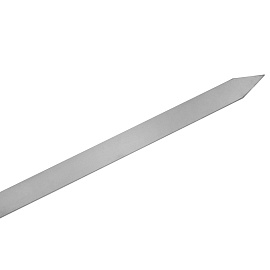 Шампур плоский, размер 550х10х1,5 мм, нержавеющая сталь, 701736 фото Шампур плоский, размер 550х10х1,5 мм, нержавеющая сталь, 701736