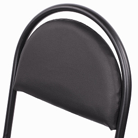 Стул для посетителей РС00М, черный каркас, кожзам черный фото Стул для посетителей РС00М, черный каркас, кожзам черный