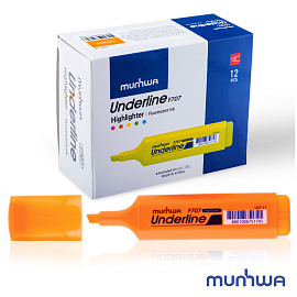 Текстовыделитель MunHwa UnderLine оранжевый (толщина линии 1-5 мм) фото Текстовыделитель MunHwa UnderLine оранжевый (толщина линии 1-5 мм)