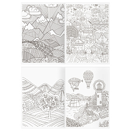 Раскраска А4, 16 стр., ТРИ СОВЫ "Антистресс. Вокруг света