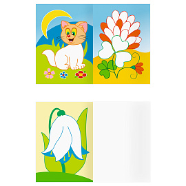 Раскраска с цв. фоном А5, 8 стр., ТРИ СОВЫ "Для малышей. Выпуск 2