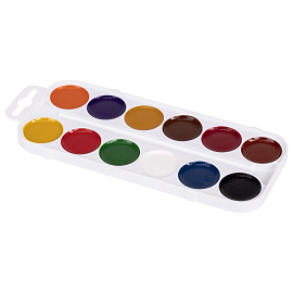 Краски акварельные медовые 12 цветов ПИФАГОР "ВЕСЕЛАЯ ТАКСА", картонная коробка, 192007 фото Краски акварельные медовые 12 цветов ПИФАГОР "ВЕСЕЛАЯ ТАКСА", картонная коробка, 192007