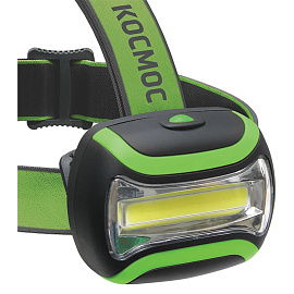 Фонарь налобный светодиодный Космос 3W COB на батарейках (KOC-H3WCOBLED)