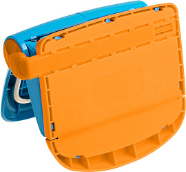 Дырокол Berlingo "Fuze" 20л., пластиковый, голубой, с линейкой фото Дырокол Berlingo "Fuze" 20л., пластиковый, голубой, с линейкой