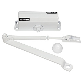 Доводчик дверной Falcon Eye FE-B5W до 120 кг белый (00-00110304)