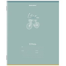 Тетрадь 24 л. BRAUBERG клетка, обложка картон, "PASTEL", 106486