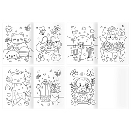 Раскраска А5, 16 стр., ТРИ СОВЫ "Для девочек