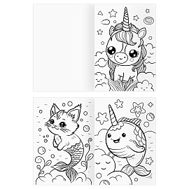 Раскраска А4, 8 стр., ТРИ СОВЫ "Для девочки