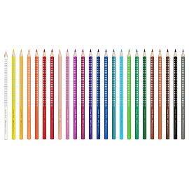 Карандаши цветные Faber-Castell Grip 24 цвета трехгранные