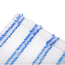 Насадка МОП для швабры OfficeClean Professional с карманами, 40*10см, микрофибра\абразив, бело-синяя