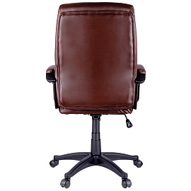 Кресло руководителя Helmi HL-E02 "Income", экокожа коричневая фото Кресло руководителя Helmi HL-E02 "Income", экокожа коричневая