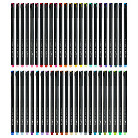 Набор капиллярных ручек MESHU 48цв., 0,4мм, студийная коробка фото Набор капиллярных ручек MESHU 48цв., 0,4мм, студийная коробка