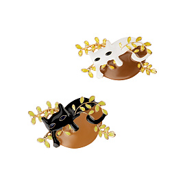 Набор брошей MESHU "Cat in flowers", 2шт, европодвес фото Набор брошей MESHU "Cat in flowers", 2шт, европодвес