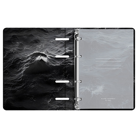 Тетрадь на кольцах А5, 120л., BG "Ocean", картон, матовая ламинация