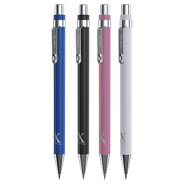 Карандаш механический Berlingo "X" 0,5мм, с ластиком, ассорти