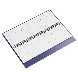 Планинг недатированный 56л., 285*100, бумвинил, BG, синий